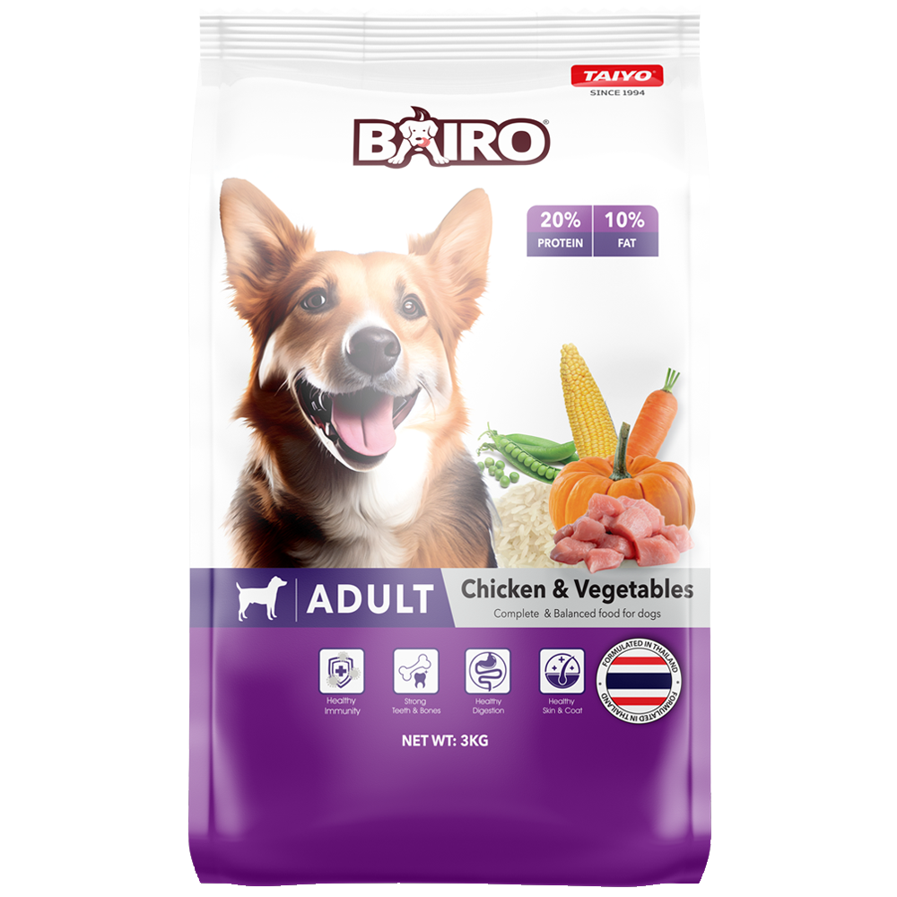 Bairo Adult Chicken Vegetable Front