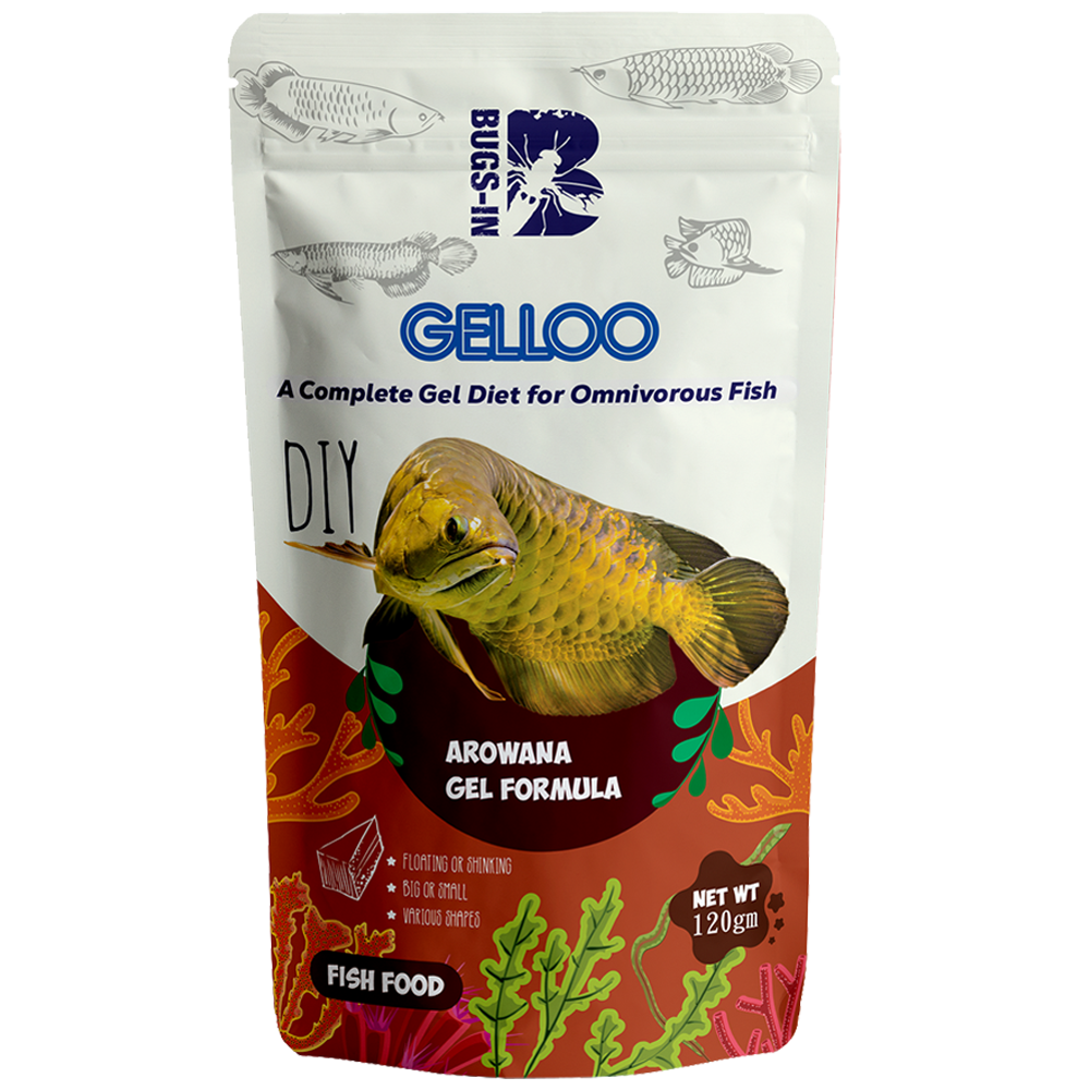Bugs IN Gelloo Arowana Fel Formula Front Bugs IN Gelloo Arowana Fel Formula Front