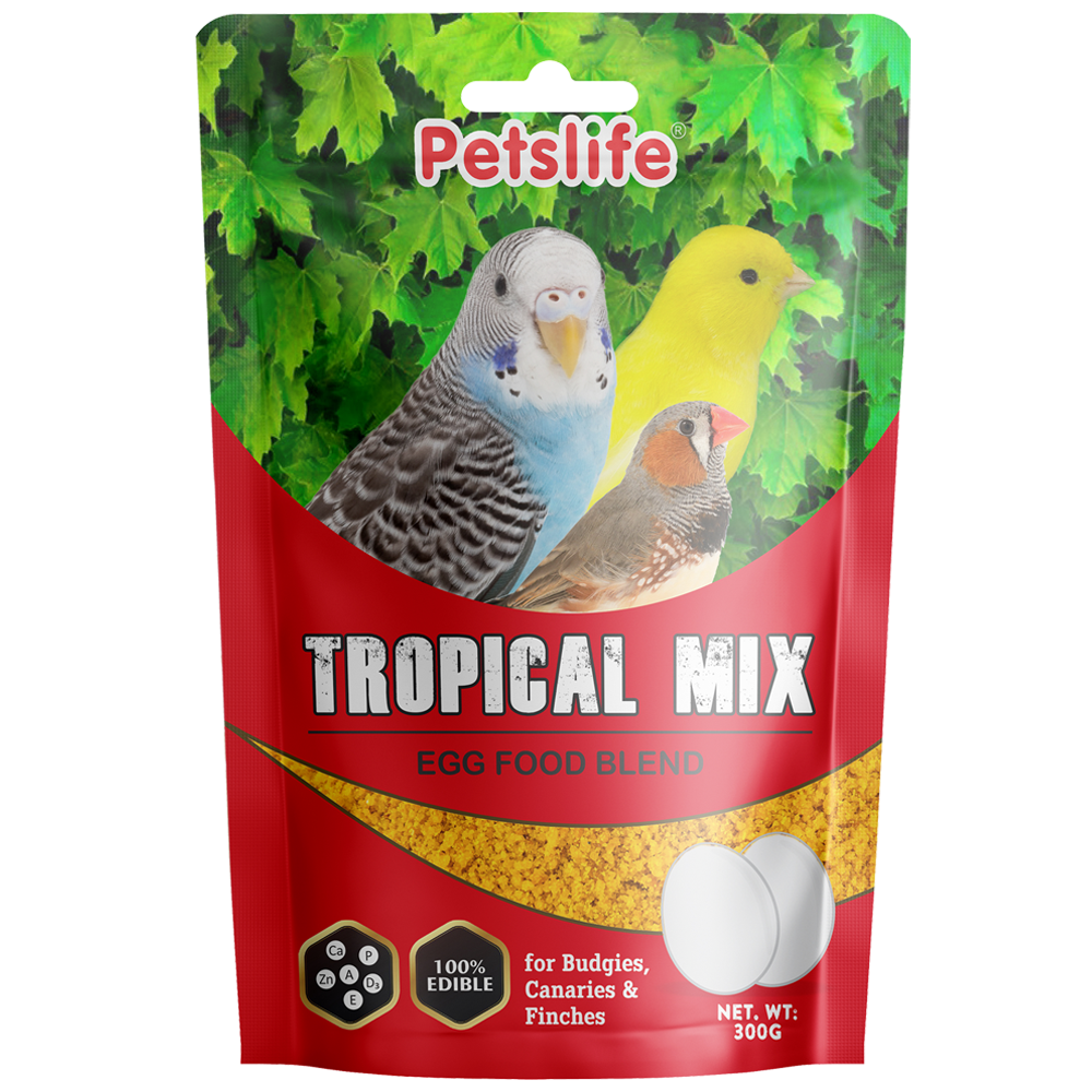 Tropical mix bird food Front Tropical mix bird food Front