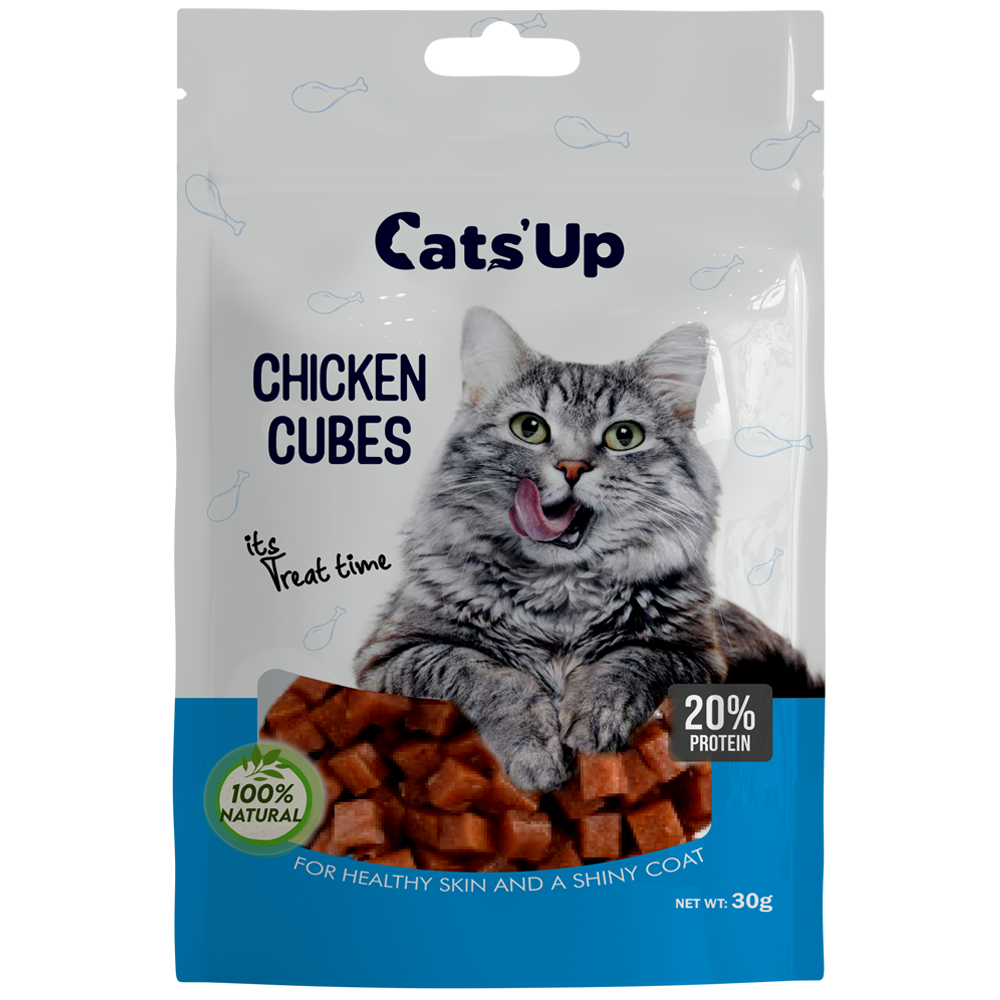 cats up chicken cubes