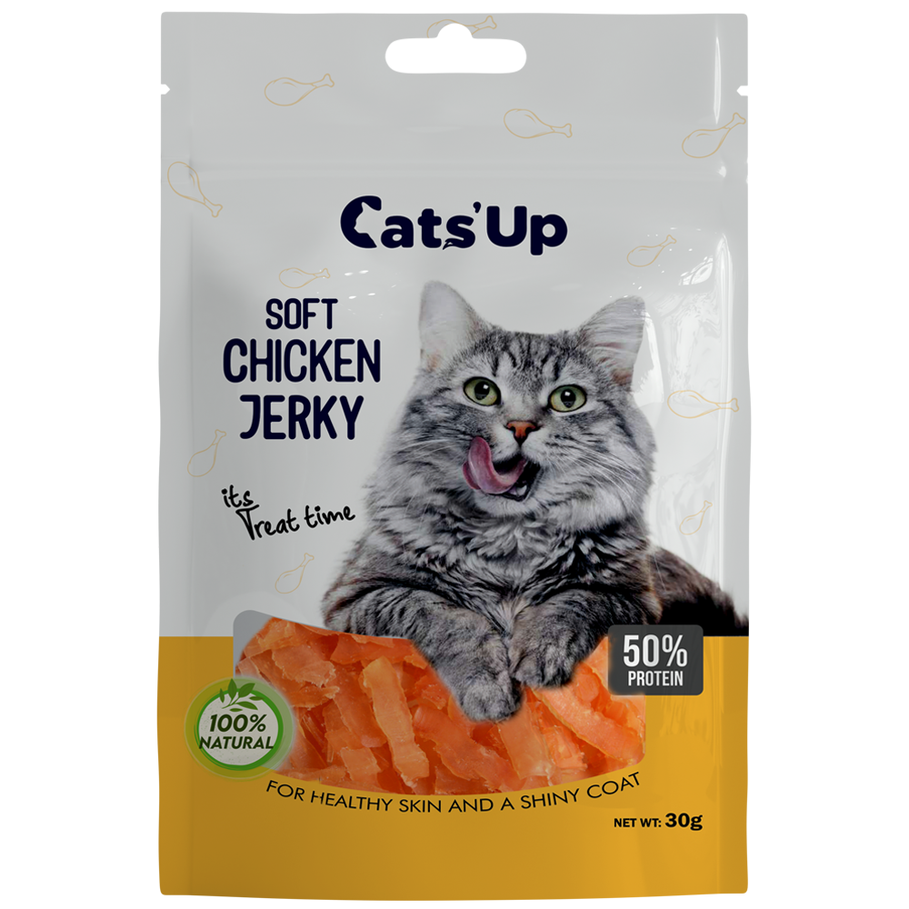 cats up soft chicken jerky