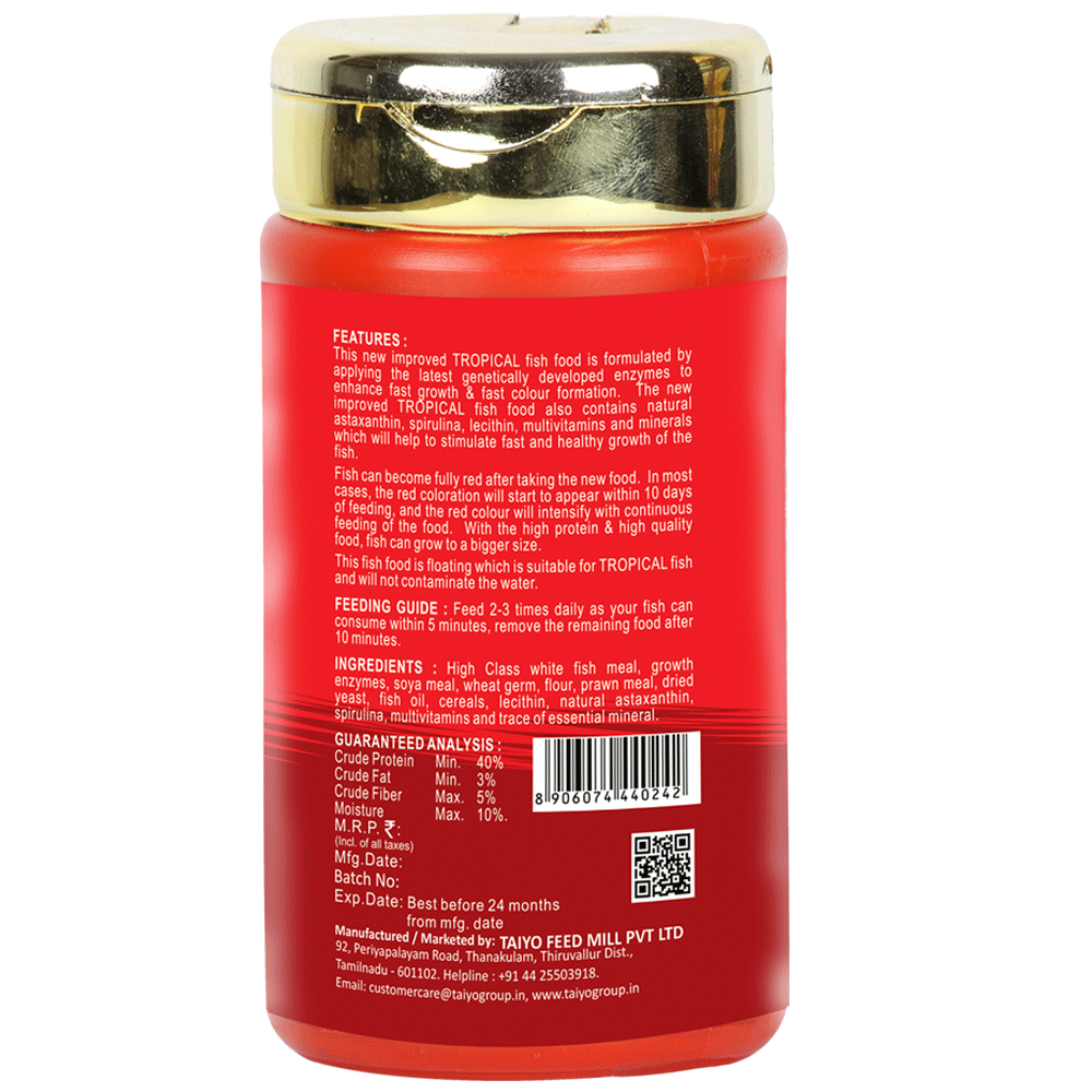 Ever Red Tropical 100g Back